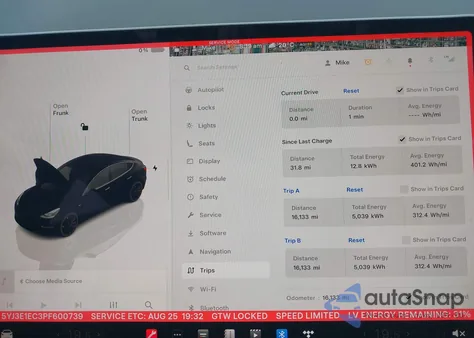 2023 Tesla Model 3 Performance Dual Motor All-Wheel Drive z USA, uszkodzony, nr VIN 5YJ3E1EC3PF600739